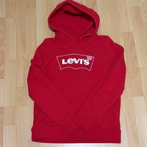 Levi's Bold Red Hoodie for Men